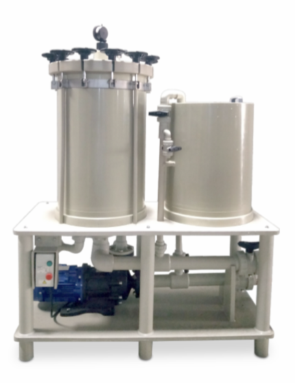 化學(xué)鎳過濾機的工作原理